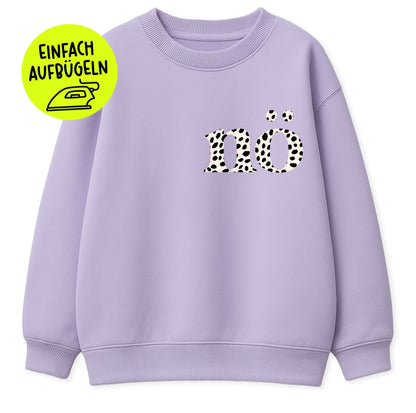 *SPECIAL EDITION* Flock - Patch - nö - DOTS - *iron - on* - Paul &amp; Clara