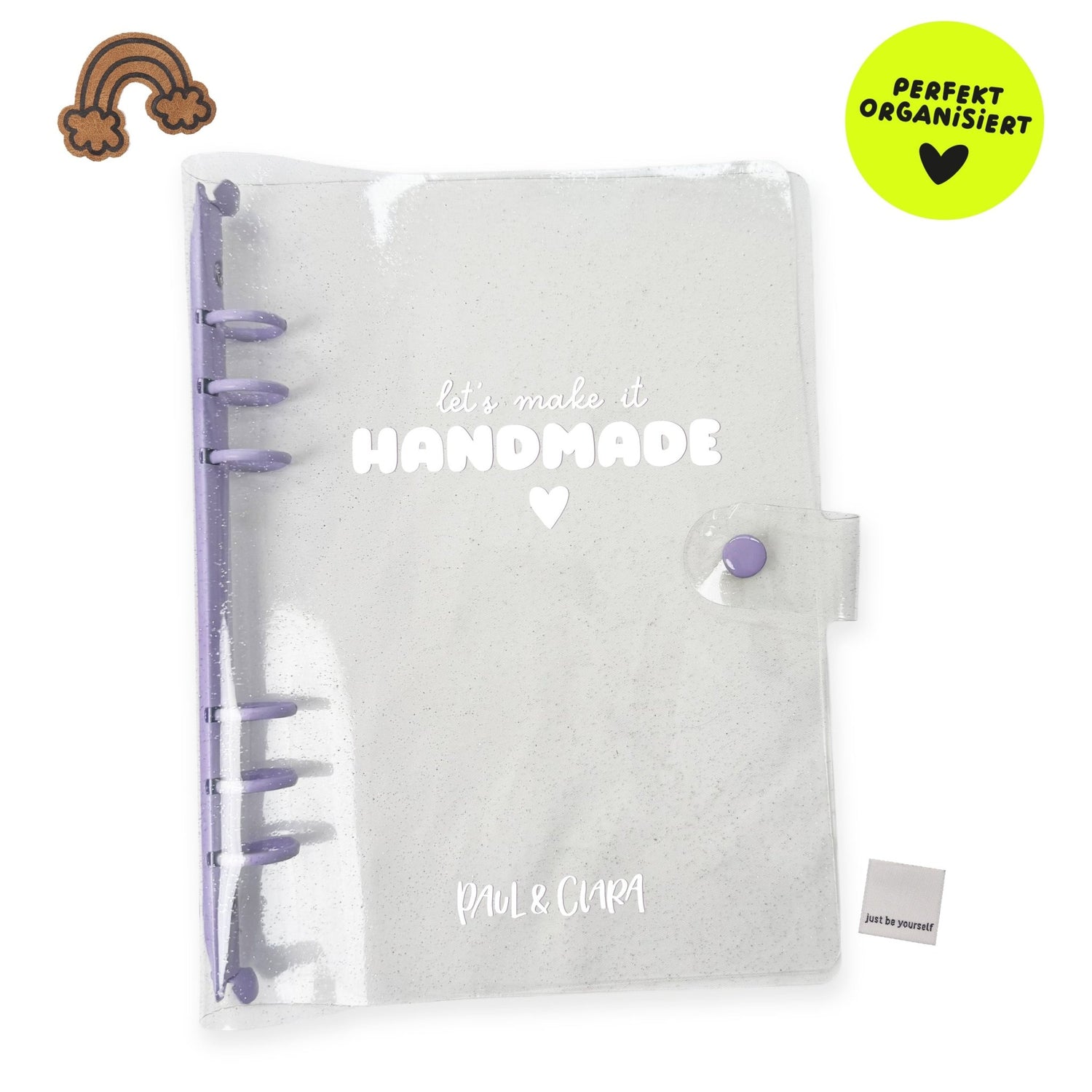 *Special Edition* Tüddelalbum - Lila Glitzer *A5* - Paul &amp; Clara