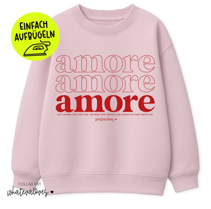 *SPECIAL EDITION* XXL Flock - Patch - amore *iron - on* - Paul &amp; Clara