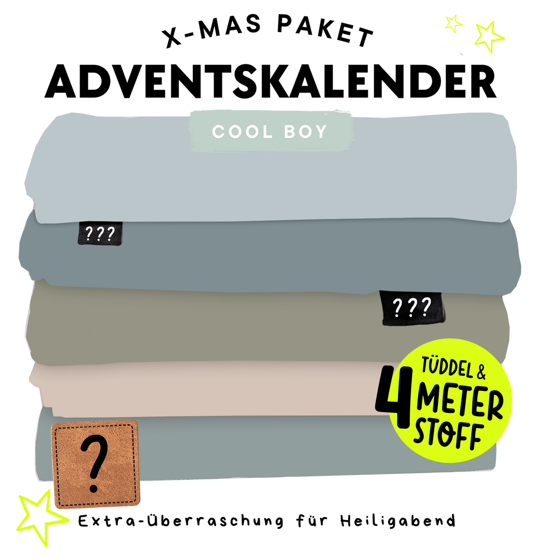 EP-Stoff XMAS-PAKET - COOL BOYS *2025*
