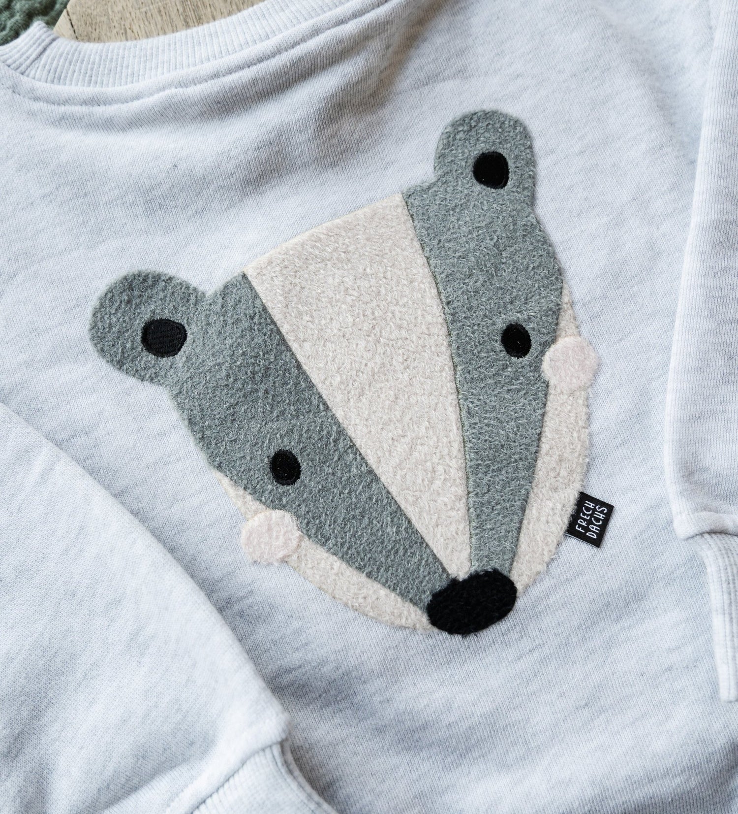 Teddy - Patch - Dachs *iron - on* inkl. Weblabel - Paul &amp; Clara