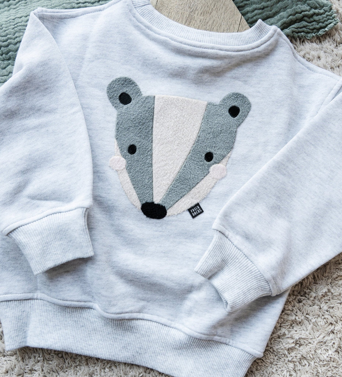 Teddy - Patch - Dachs *iron - on* inkl. Weblabel - Paul &amp; Clara