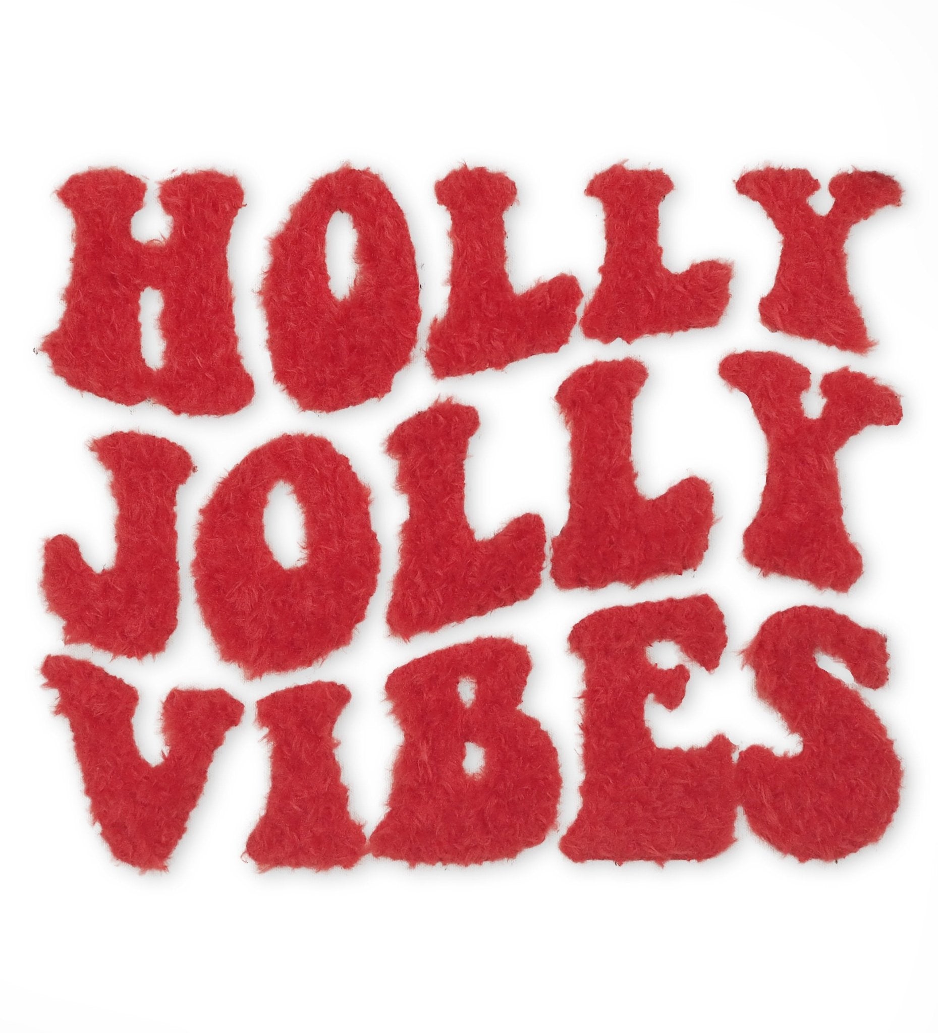 Teddy - Patch - holly jolly *iron - on* - Paul &amp; Clara