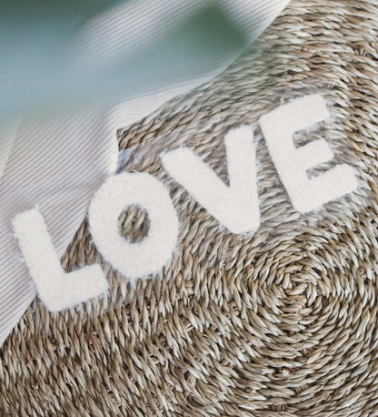 Teddy - Patch - love - Ecru *iron - on* - Paul &amp; Clara