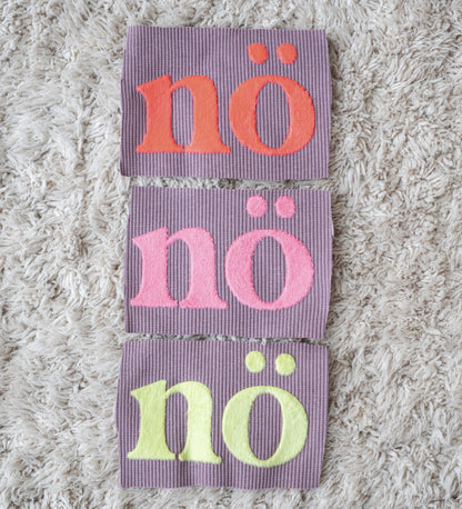 Teddy - Patch - nö - MAUVE *iron - on* - Paul &amp; Clara