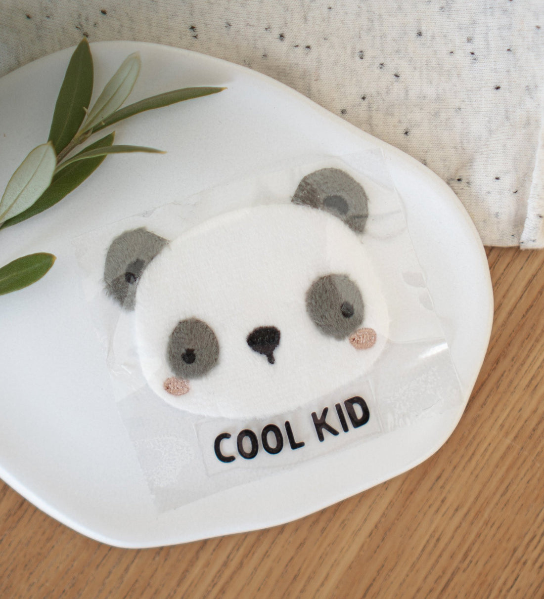 Teddy - Patch - Panda *iron - on* - Paul &amp; Clara