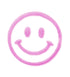 Teddy-Patch - Smile -neonpink- *iron-on* - Paul & Clara
