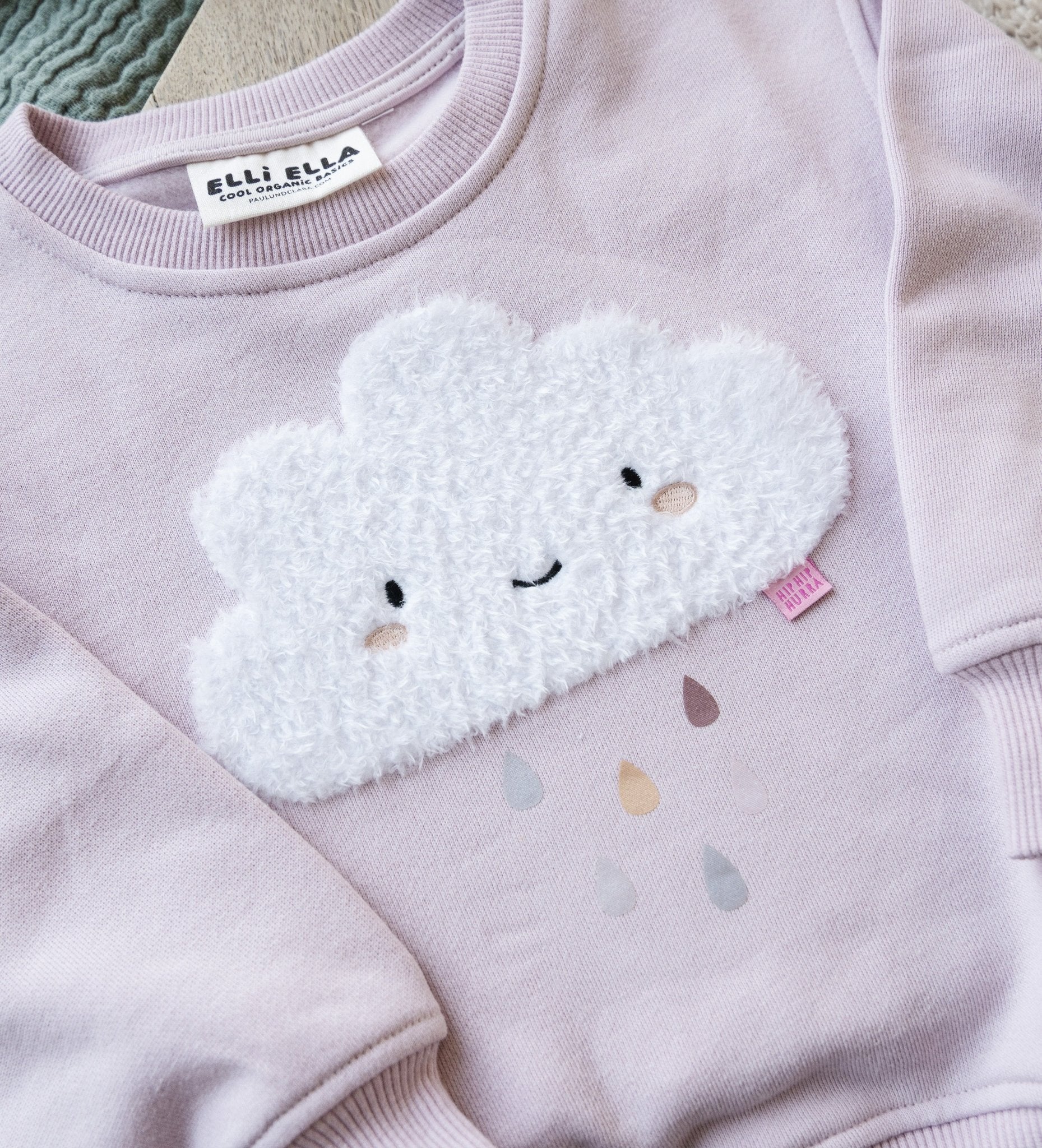 Teddy - Patch - Wolke *iron - on* inkl. Weblabel - Paul &amp; Clara