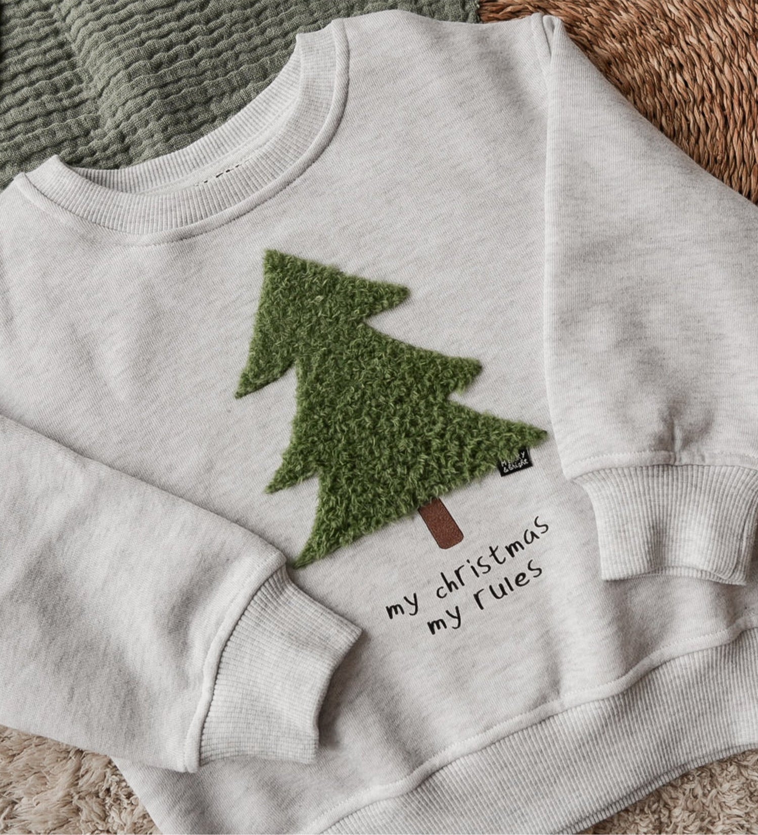 Teddy - Patch - XL Tanne *iron - on* inkl. Weblabel - Paul &amp; Clara