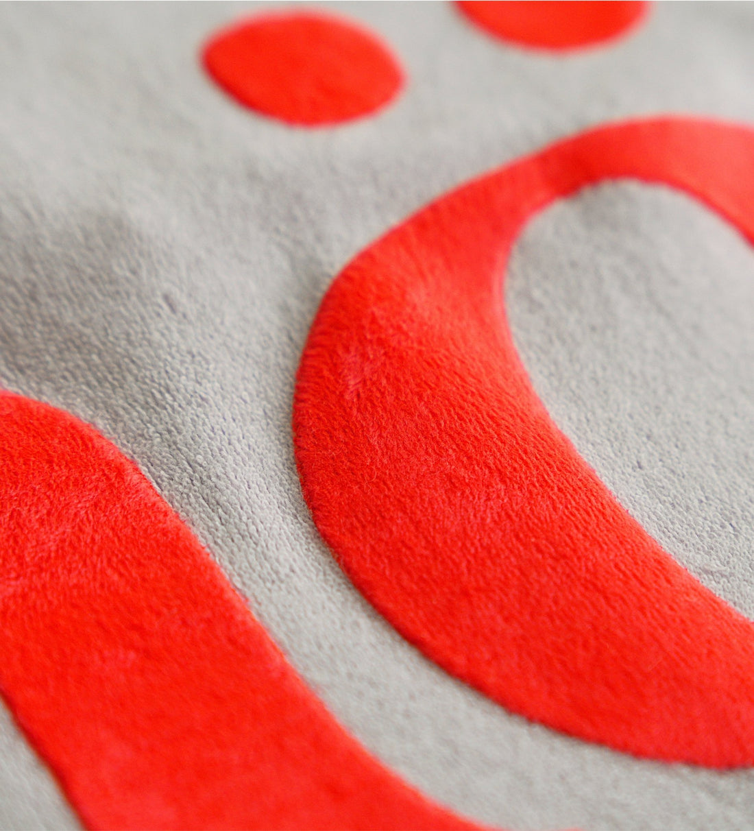 Teddy - Patch - XXL nö - NEONCORAL *iron - on* - Paul &amp; Clara