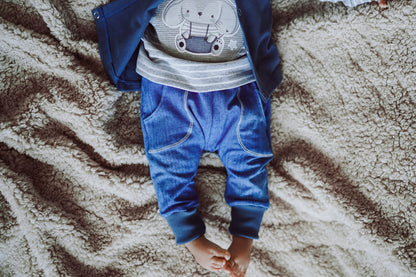 VORBESTELLUNG denimlove - Jeans Navy *Bio - Sommersweat* - Paul &amp; Clara