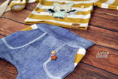 VORBESTELLUNG denimlove - Jeans Navy *Bio - Sommersweat* - Paul &amp; Clara