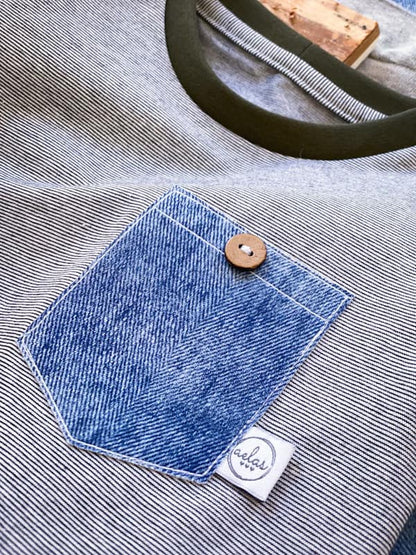 VORBESTELLUNG denimlove - Jeans Navy *Bio - Sommersweat* - Paul &amp; Clara