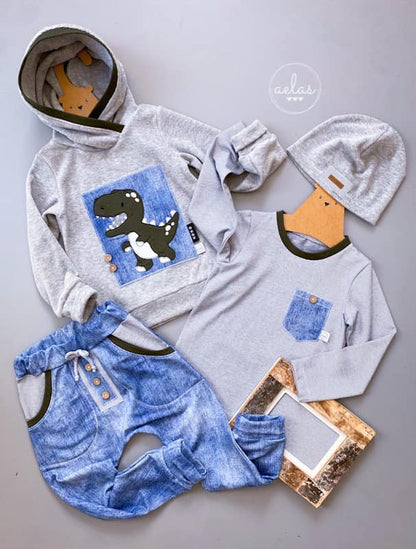 VORBESTELLUNG denimlove - Jeans Navy *Bio - Sommersweat* - Paul &amp; Clara