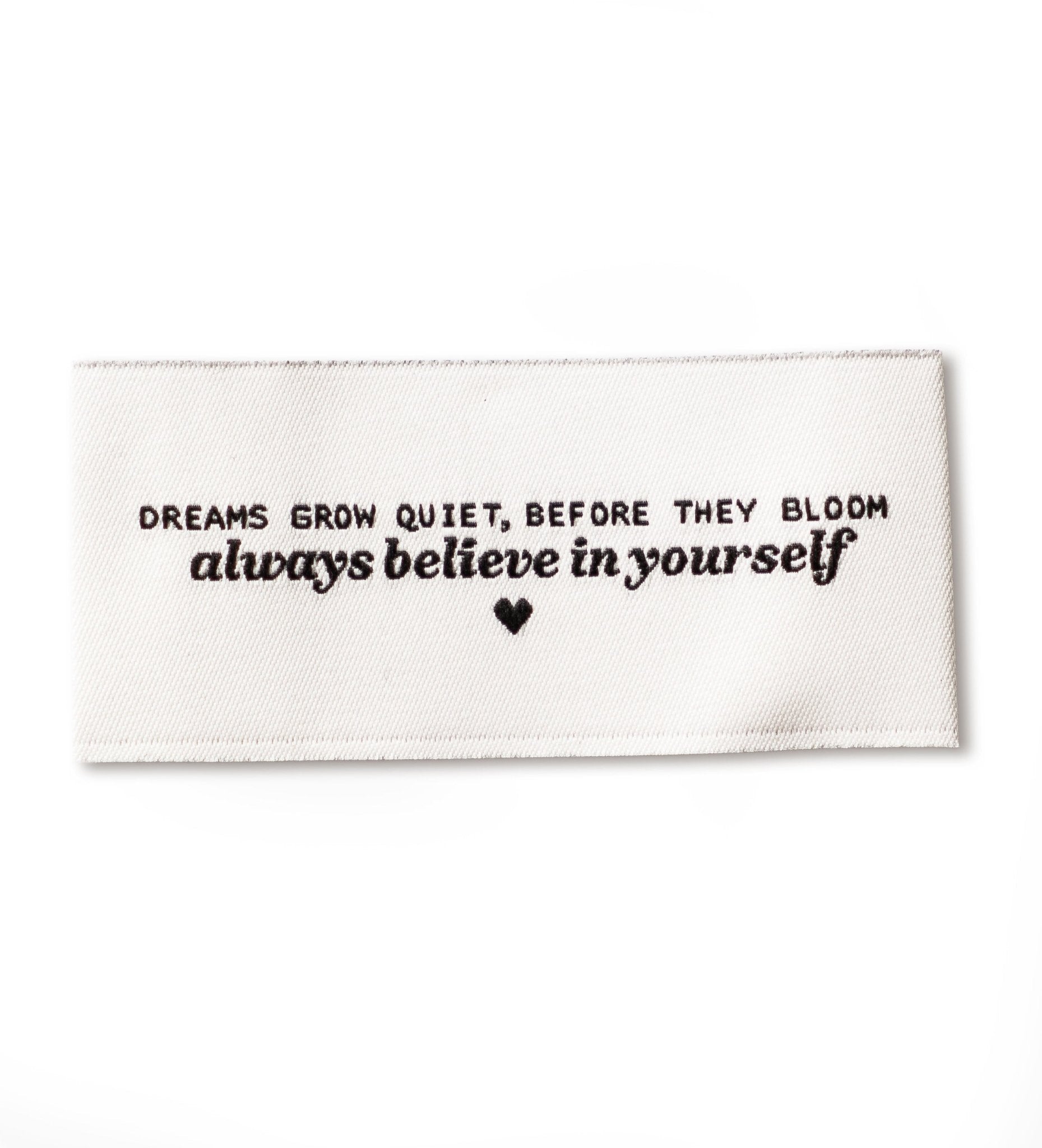 Weblabel - always believe in yourself - Paul &amp; Clara