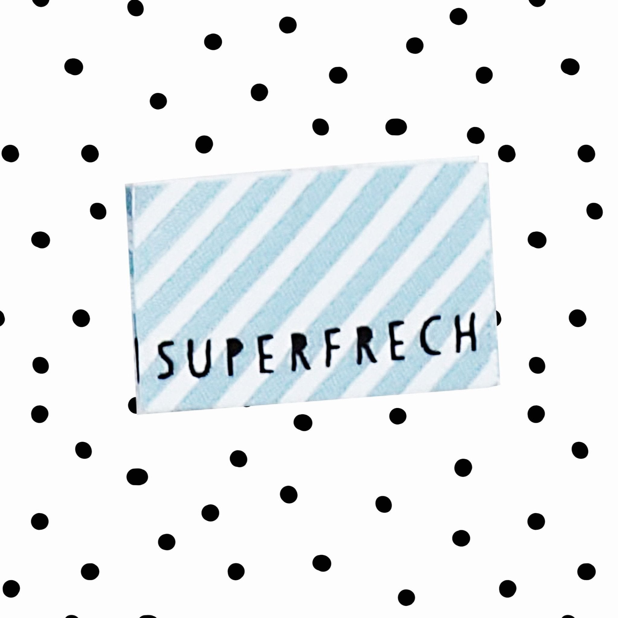Weblabel *superfrech - Blau* - Paul &amp; Clara