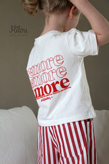 *whatevaloves EDITION* XXL Flock - Patch - amore - rot *iron - on* - Paul &amp; Clara