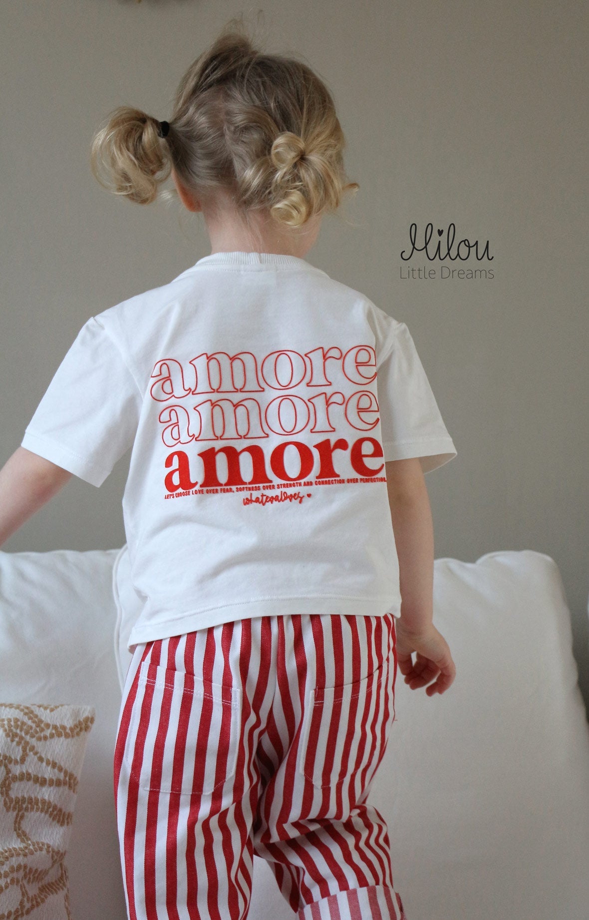 *whatevaloves EDITION* XXL Flock - Patch - amore - rot *iron - on* - Paul &amp; Clara