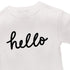 XL 3D - Silikon - Patch - hello *iron - on* - Paul & Clara