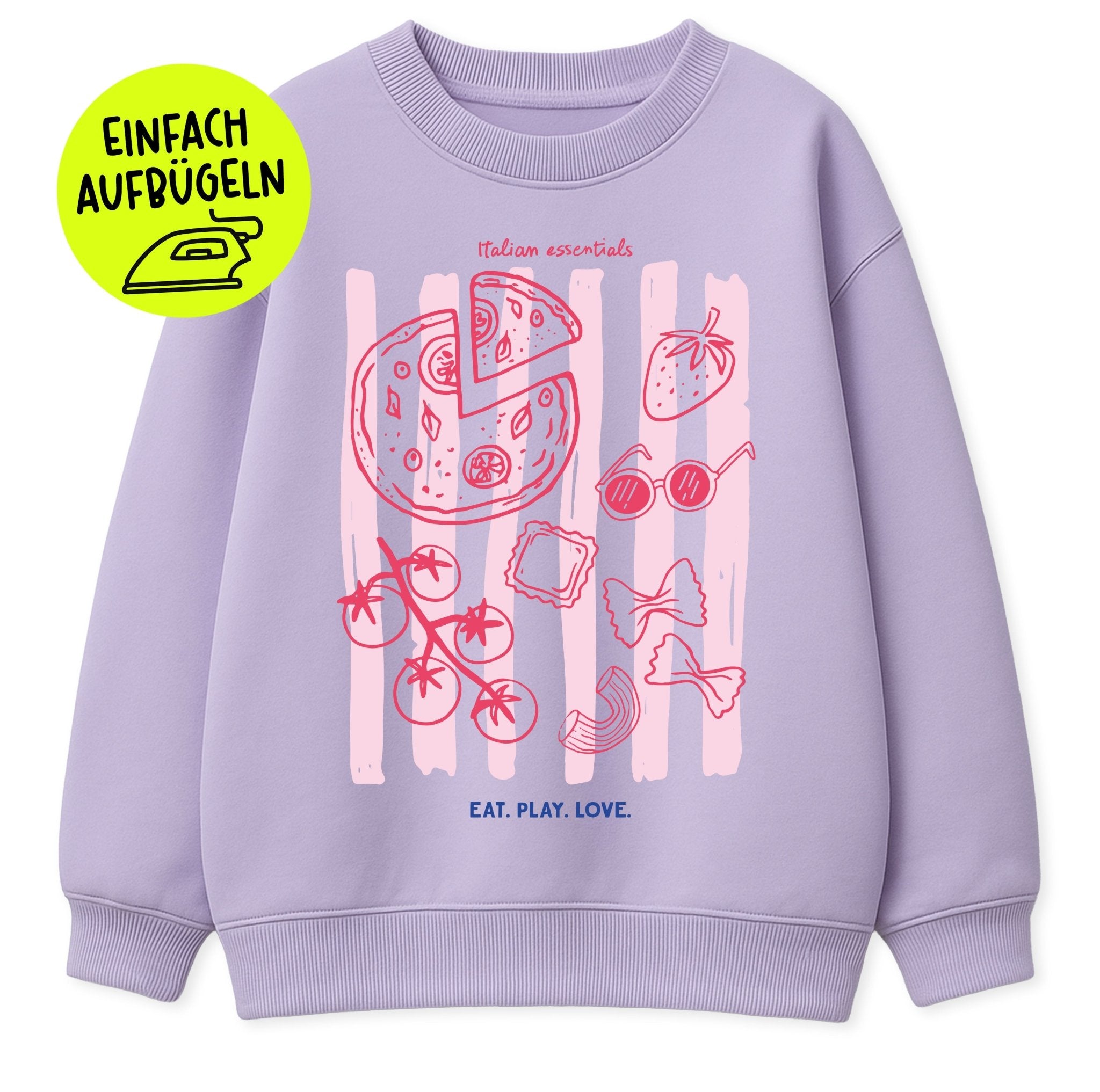 XL Bügelbild - Italian essentials - Paul &amp; Clara
