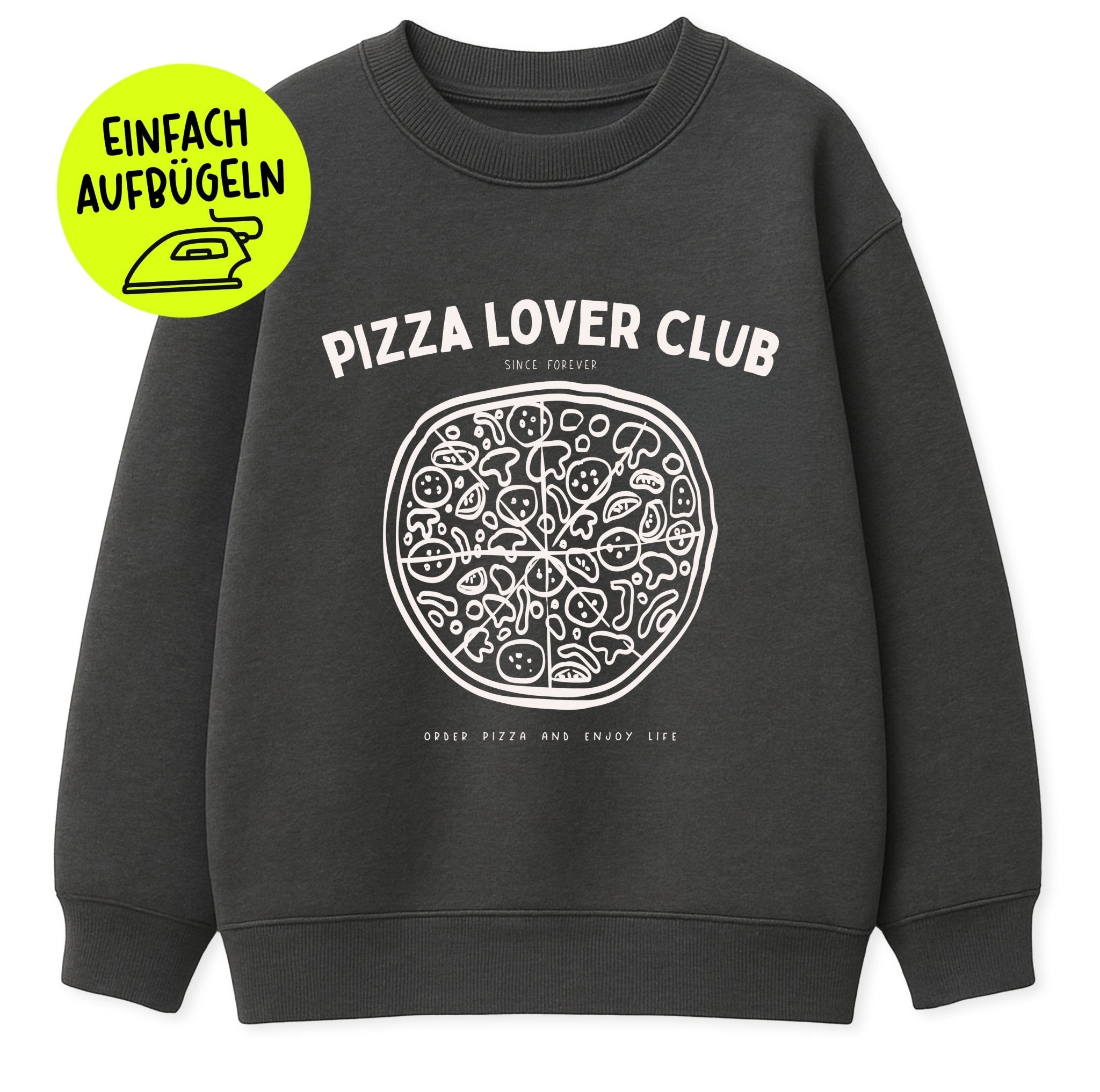 XL Bügelbild - Pizza Lover Club - Paul &amp; Clara