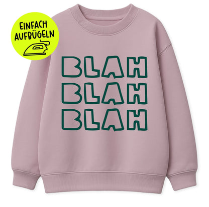 XL Flock - Patch - BLAH BLAH BLAH *iron - on* - Paul &amp; Clara
