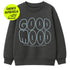 XL Flock-Patch - good mood *iron-on* - Paul & Clara