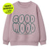 XL Flock-Patch - good mood *iron-on* - Paul & Clara