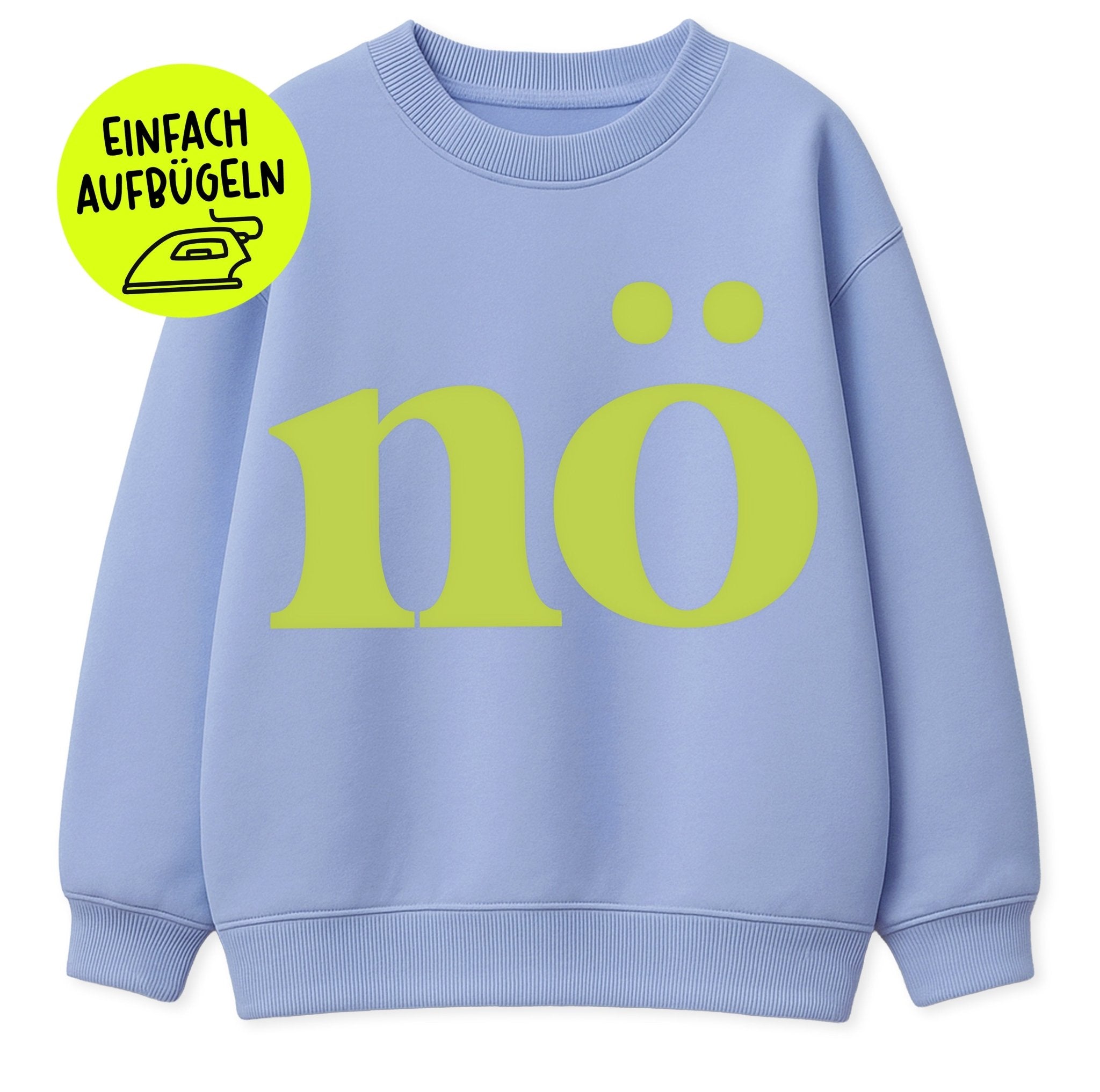 XL Flock - Patch - nö *iron - on* - Paul &amp; Clara