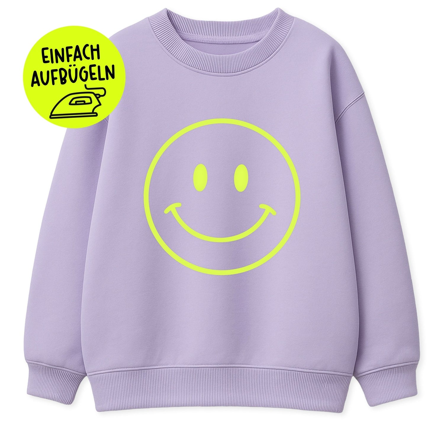 XL Flock - Patch - Smile *iron - on* - Paul &amp; Clara