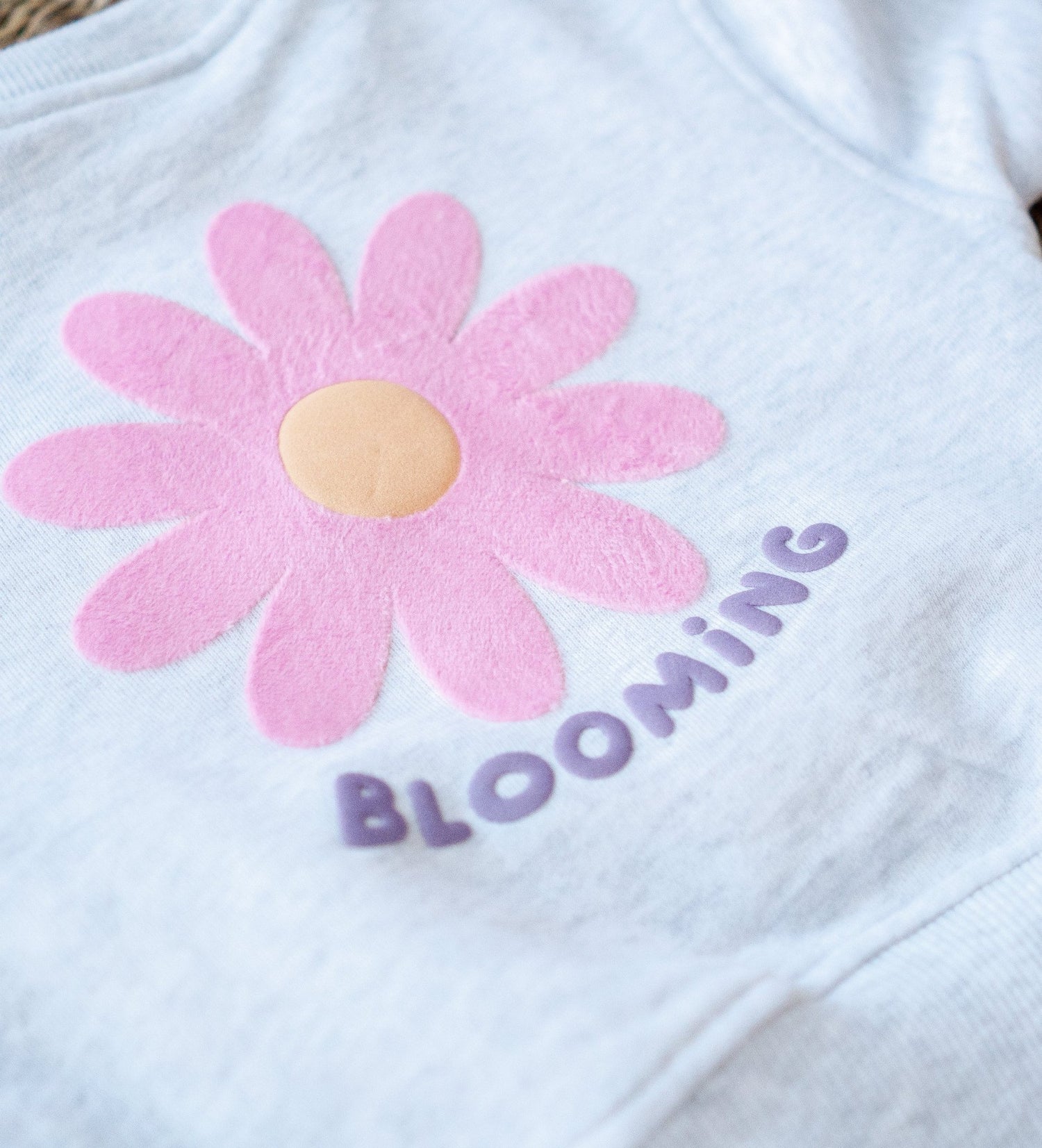 XL Teddy-Patch - Blume *iron-on* - Paul &amp; Clara
