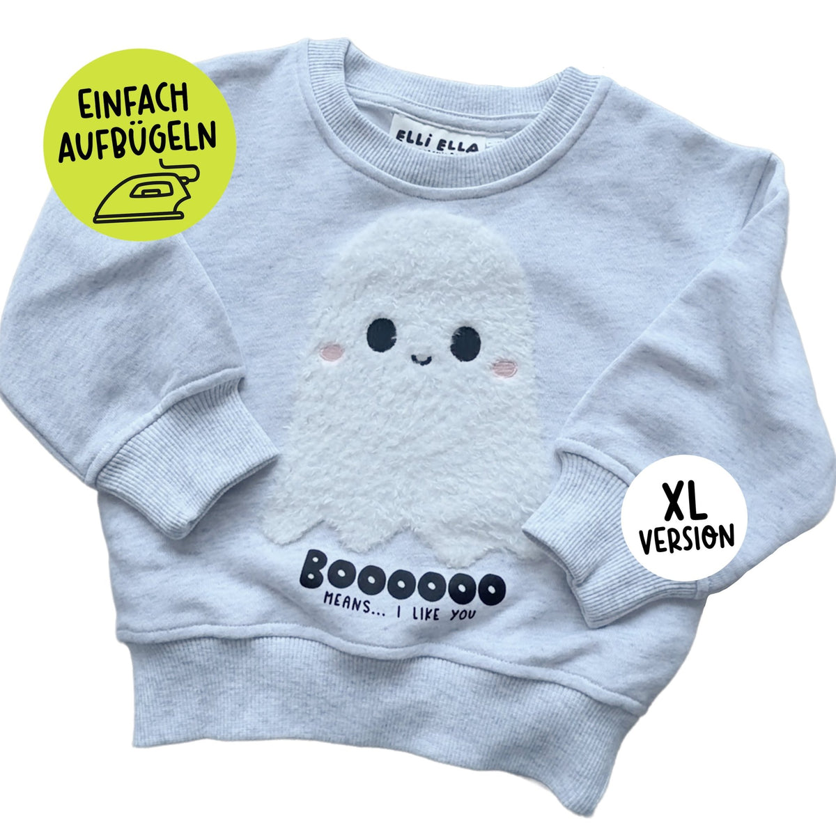 XL Teddy-Patch - Gespenst *iron-on* - Paul &amp; Clara