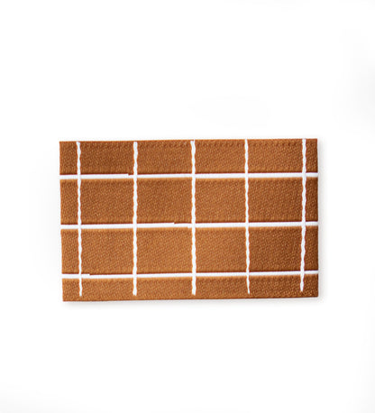 XL - Weblabel - Grid *braun* - Paul &amp; Clara