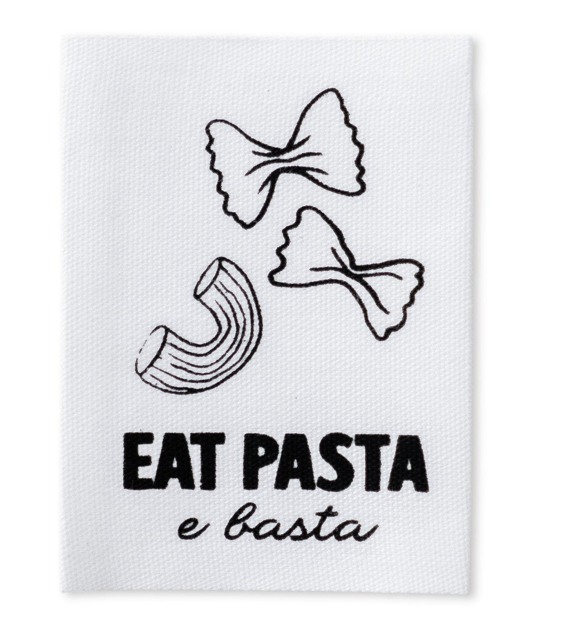 XXL-Baumwolllabel - eat pasta e basta - Paul &amp; Clara