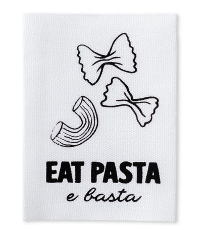 XXL-Baumwolllabel - eat pasta e basta - Paul &amp; Clara