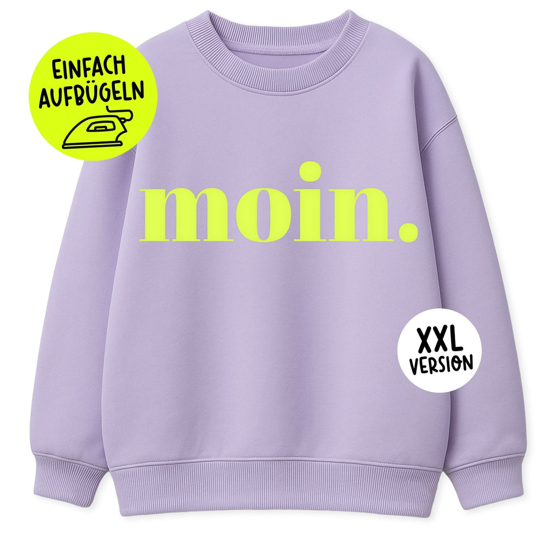 XXL Flock - Patch - moin *iron - on* - Paul &amp; Clara