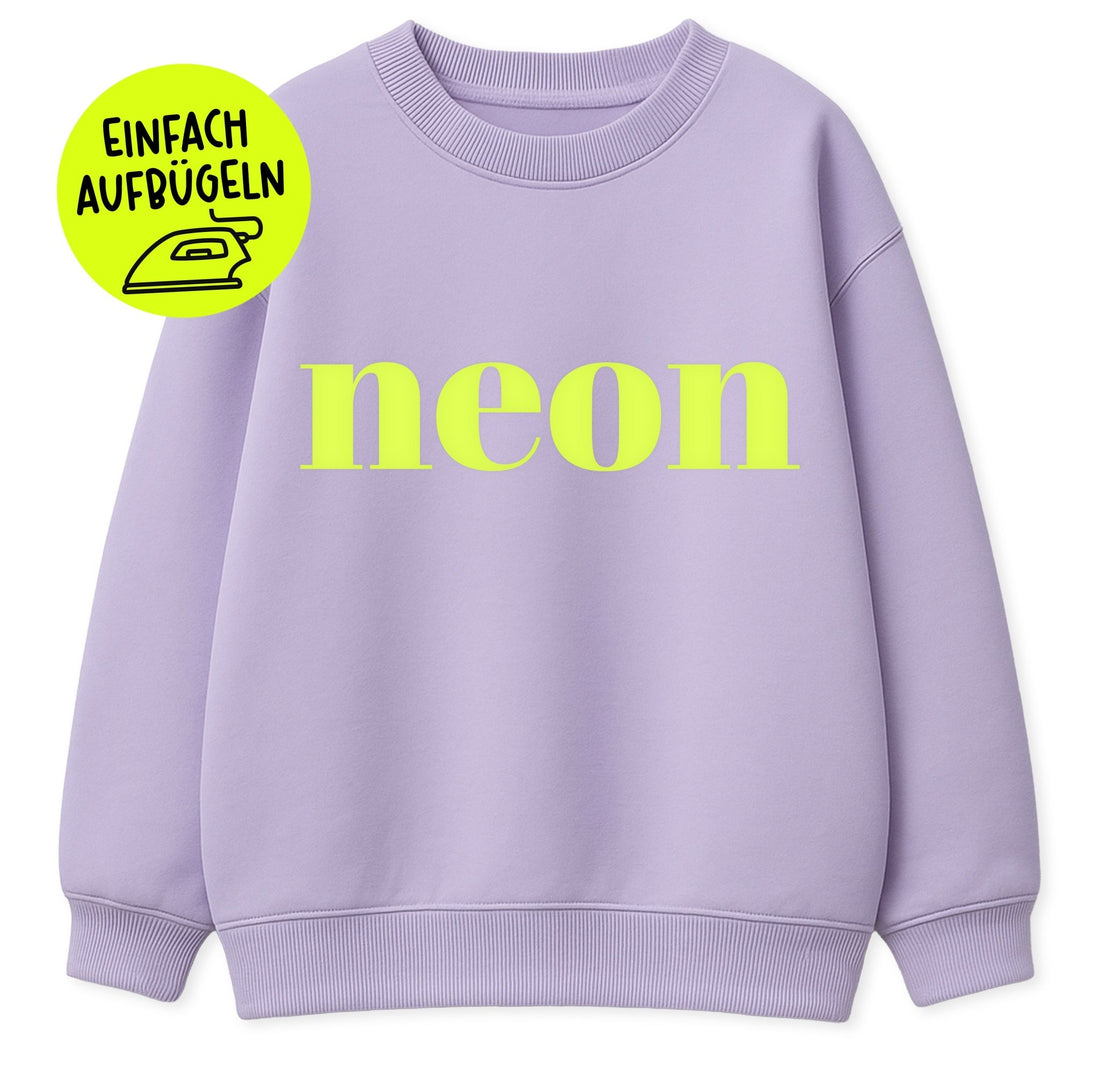 XXL Flock - Patch - neon *iron - on* - Paul &amp; Clara