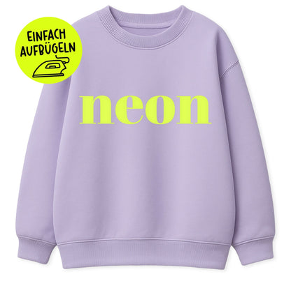 XXL Flock - Patch - neon *iron - on* - Paul &amp; Clara