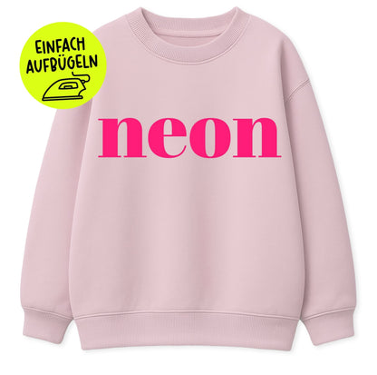 XXL Flock - Patch - neon *iron - on* - Paul &amp; Clara