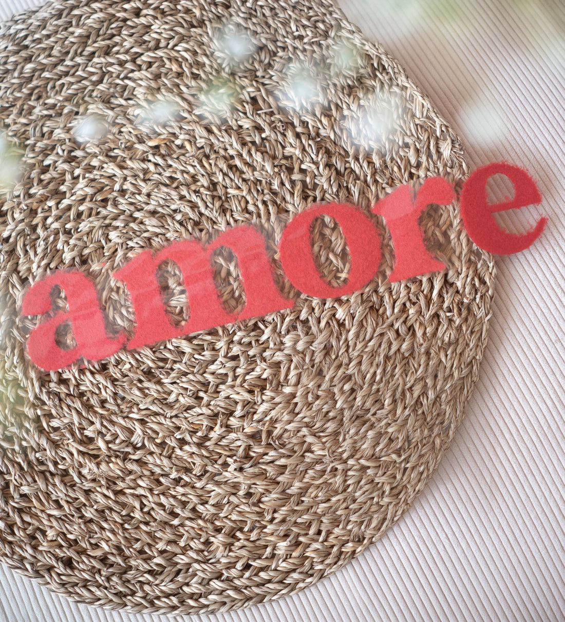 XXL Teddy-Patch - amore *iron-on* - Paul &amp; Clara