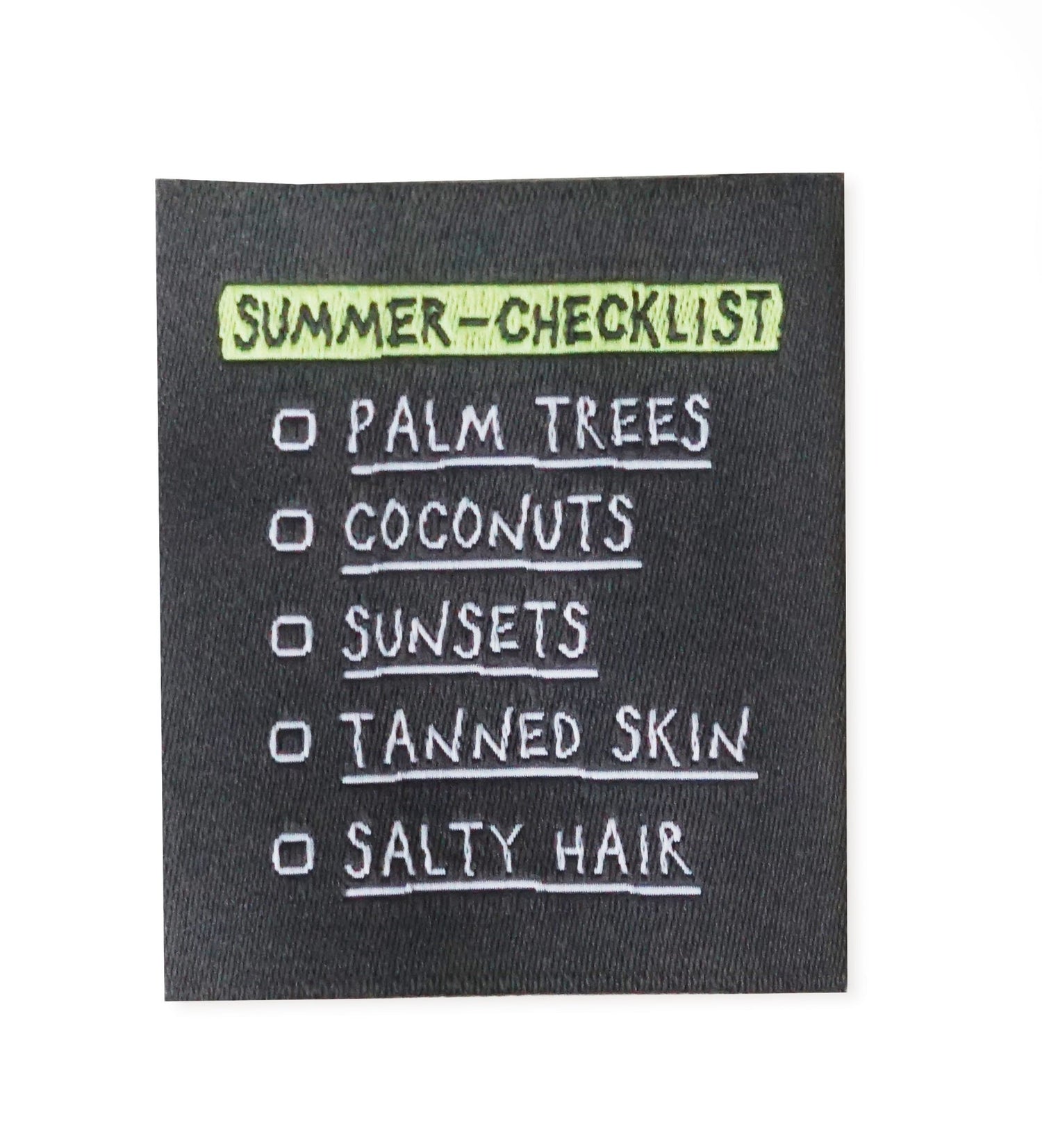 XXL Weblabel - Summer checklist - Paul &amp; Clara