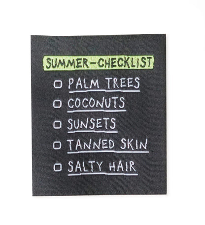 XXL Weblabel - Summer checklist - Paul &amp; Clara