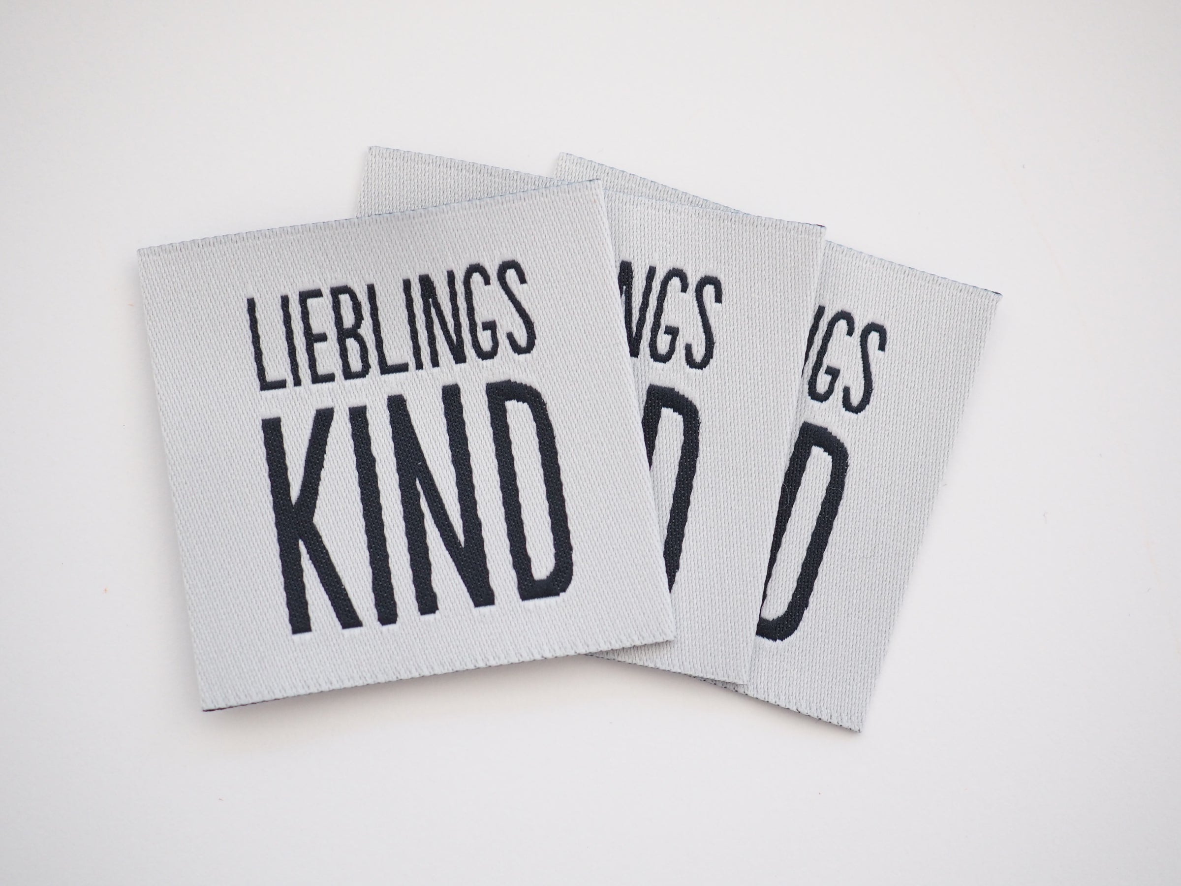 Label Lieblingskind *Weiß* - 4er Pack