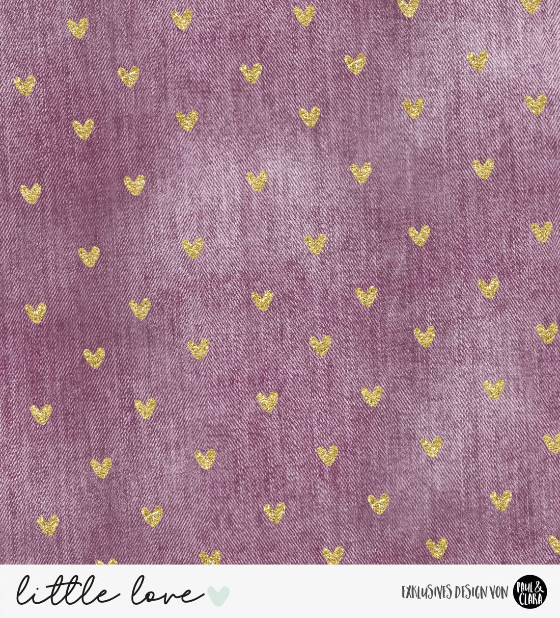 Denimlove MALVE Glitter *Bio - Sommersweat* - Paul &amp; Clara