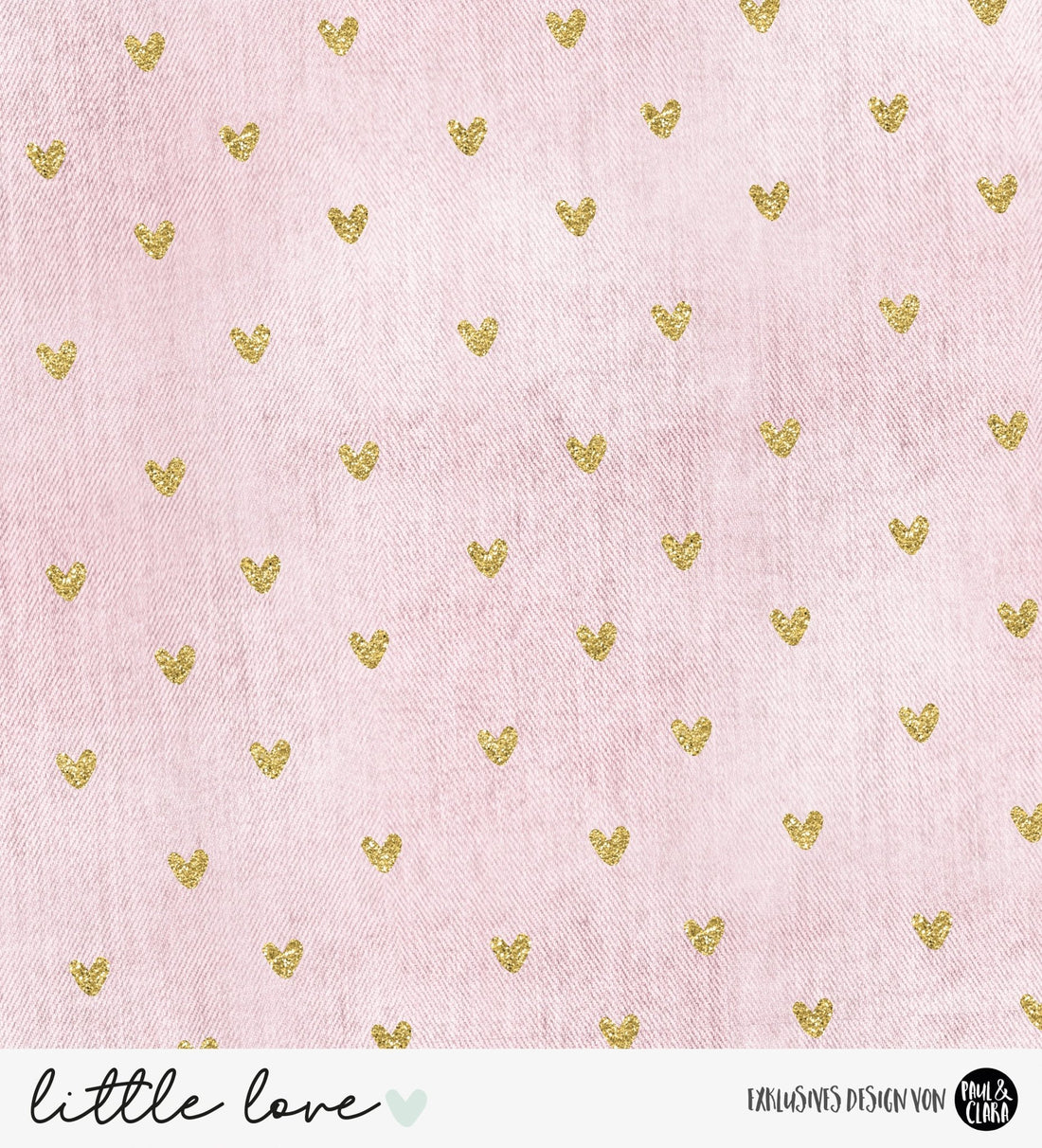 Denimlove ROSA Glitter *Bio - Sommersweat* - Paul &amp; Clara