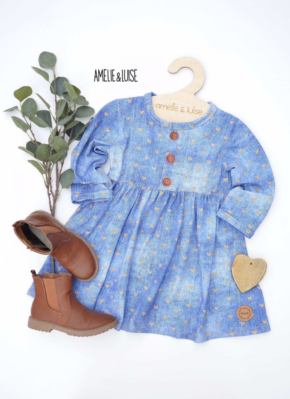 Denimlove ROSA Glitter *Bio - Sommersweat* - Paul &amp; Clara