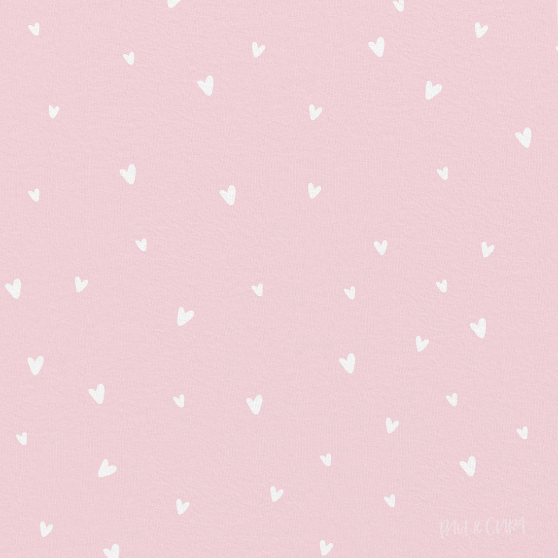 Kleine Prinzessin - Allover Herzen *Pink* - Paul &amp; Clara