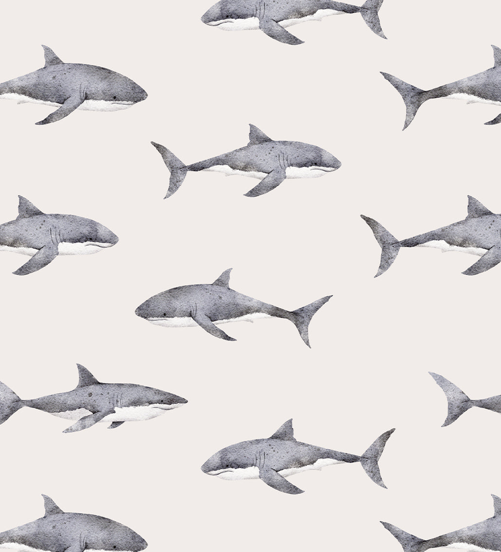 Shark - Allover Weiß *Softshell*