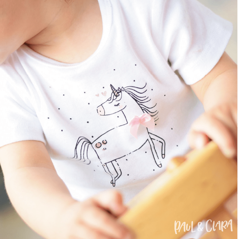 Plottervorlage Einhorn Thilda - Paul &amp; Clara