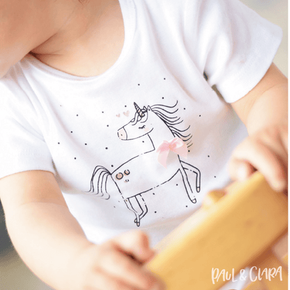 Plottervorlage Einhorn Thilda - Paul &amp; Clara